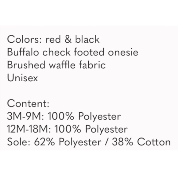 🆕Eddie Bauer Baby Sleepers in Buffalo Plaid! Comfy & Well Made! 12 MONTHS - Picture 4 of 11